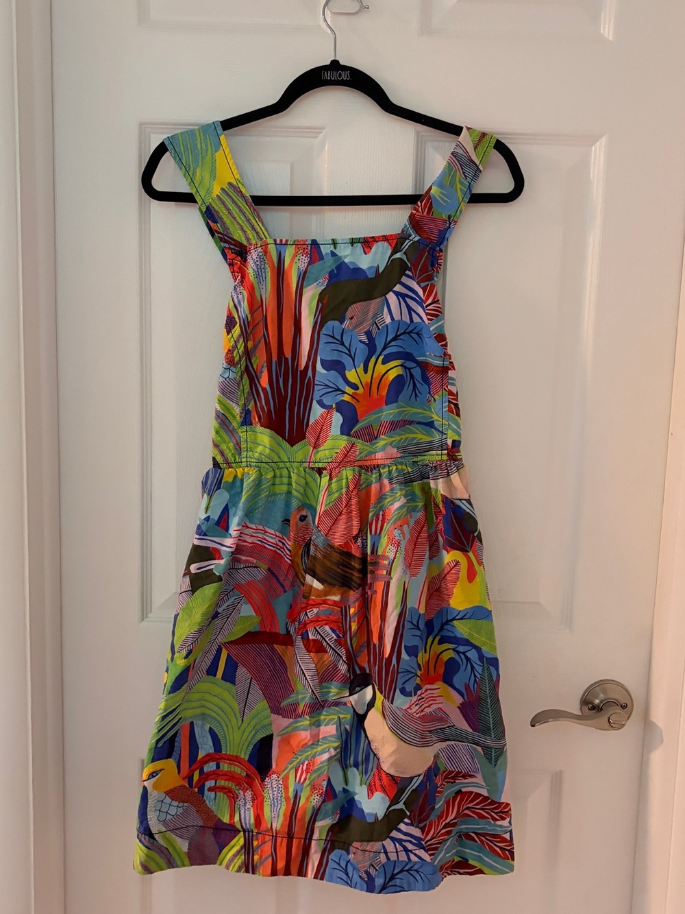 Anthropologie - Orange Sigal Tropical Multicolor Printed Sundress - Picture 5 of 5